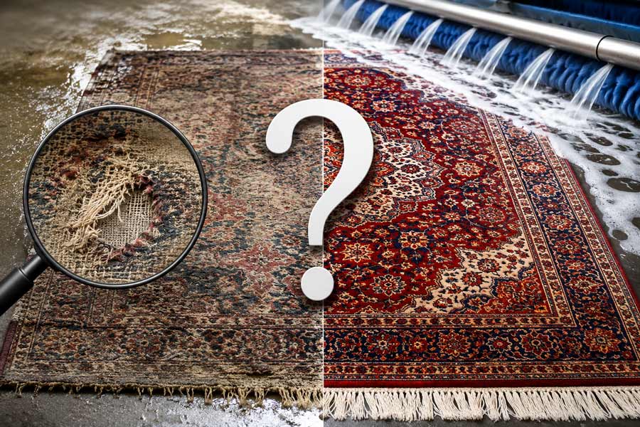 چرا بعضی فرش‌ها بعد از شستشو مثل روز اول نمی‌شوند؟